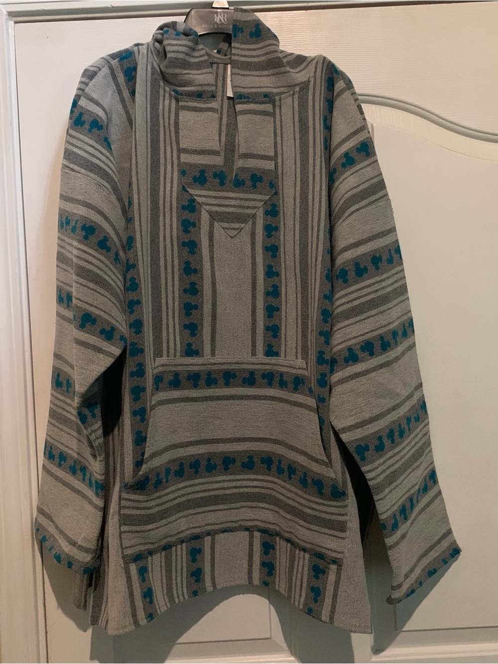 Men’s Disney Parks Mickey Baja Poncho Hoodie